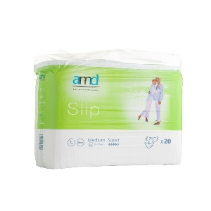 AMD Slip Medium Super Diaper (pk 20 x 4)