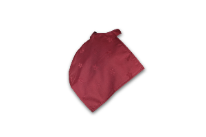 Napkin Style Dignified Adult Clothing Protector - Maroon