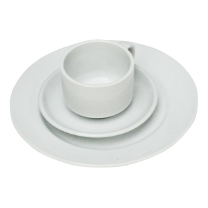 Bayleaf 5in Saucer White (pk 24) [CC202] (fits cup CC200)