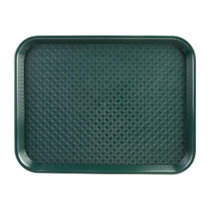 Kristallon Fast Food Tray - Green - 450x350mm [P511]