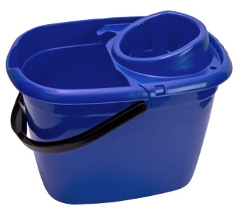 Light Duty Mop Bucket C/W Wringer - Blue