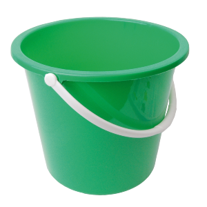 Plastic Bucket 10L - Green