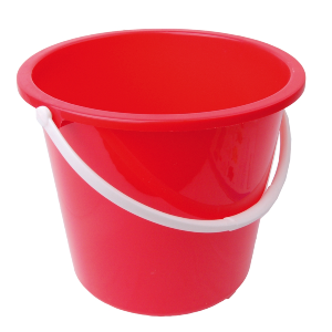 Plastic Bucket 10L - Red