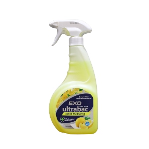 P-EXO ultrabac Lemon Fragrance - Spray & Wipe 6 x 750ml