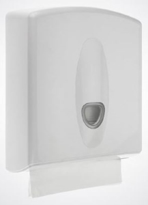Dolphin C Fold Handtowel Dispenser - White