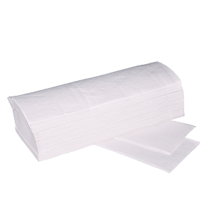 2 Ply Z Fold Hand Towels - White (pk 15 x 200)