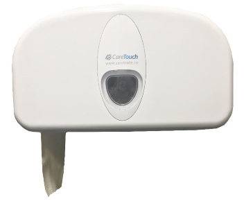 CareTouch Micro Twin Toilet Roll Dispenser