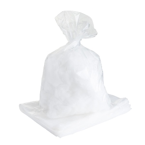 Small Clear Waste Sacks - 16x24in (pk 500)